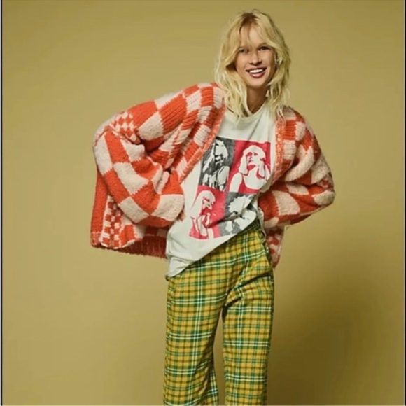 NWT Free People | Aldrin Checkered Cardigan | XS/S - Picture 3 of 16